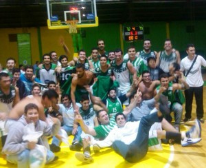 HC Jugadores e hinchas festejan